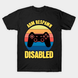 Funny Arm Amputee Gamer Videogame T-Shirt